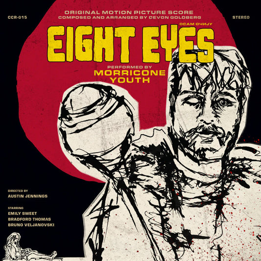 the album cover for Devon Goldberg  / Morricone Youth (Bonus Tracks) - Eight Eyes - O.S.T. (Bonus Tracks) [Colored Vinyl] [Limited Edition]