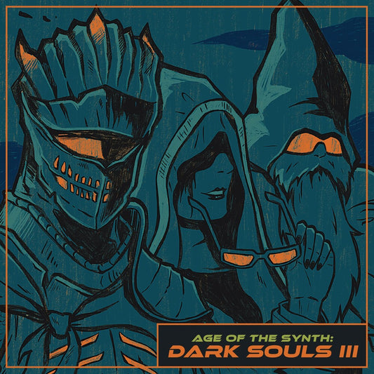 the album cover for Cthulhuseeker (Colv) (Org) - Age Of The Synth: Dark Souls Iii - O.S.T. [Colored Vinyl]