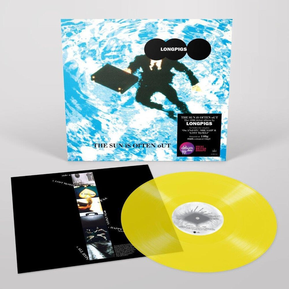 the album cover for Longpigs - Sun Is Often Out [Colored Vinyl] [Limited Edition] (Ofgv) (Uk)