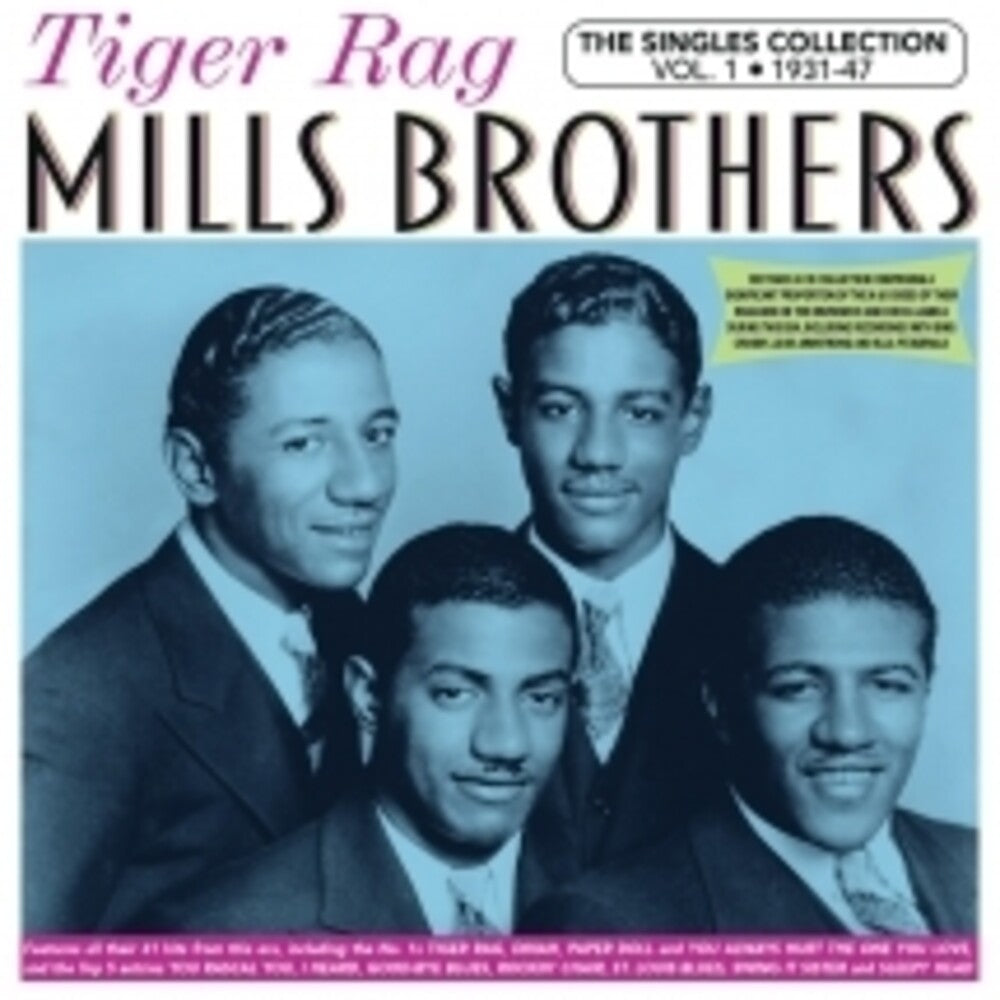 the album cover for Mills Brothers - Tiger Rag: The Singles Collection Vol. 1 1931-47