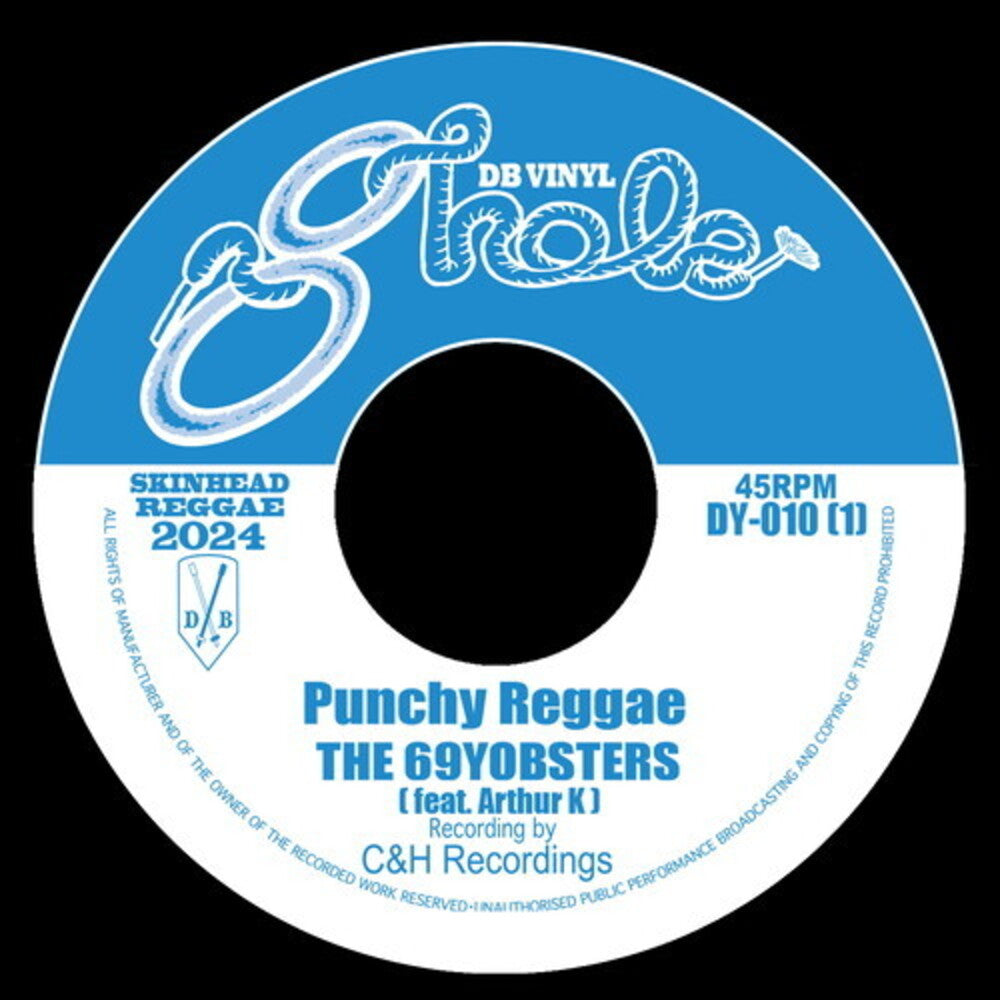 the album cover for 69yobsters / Murobushi - Punchy Reggae / Kick & Go