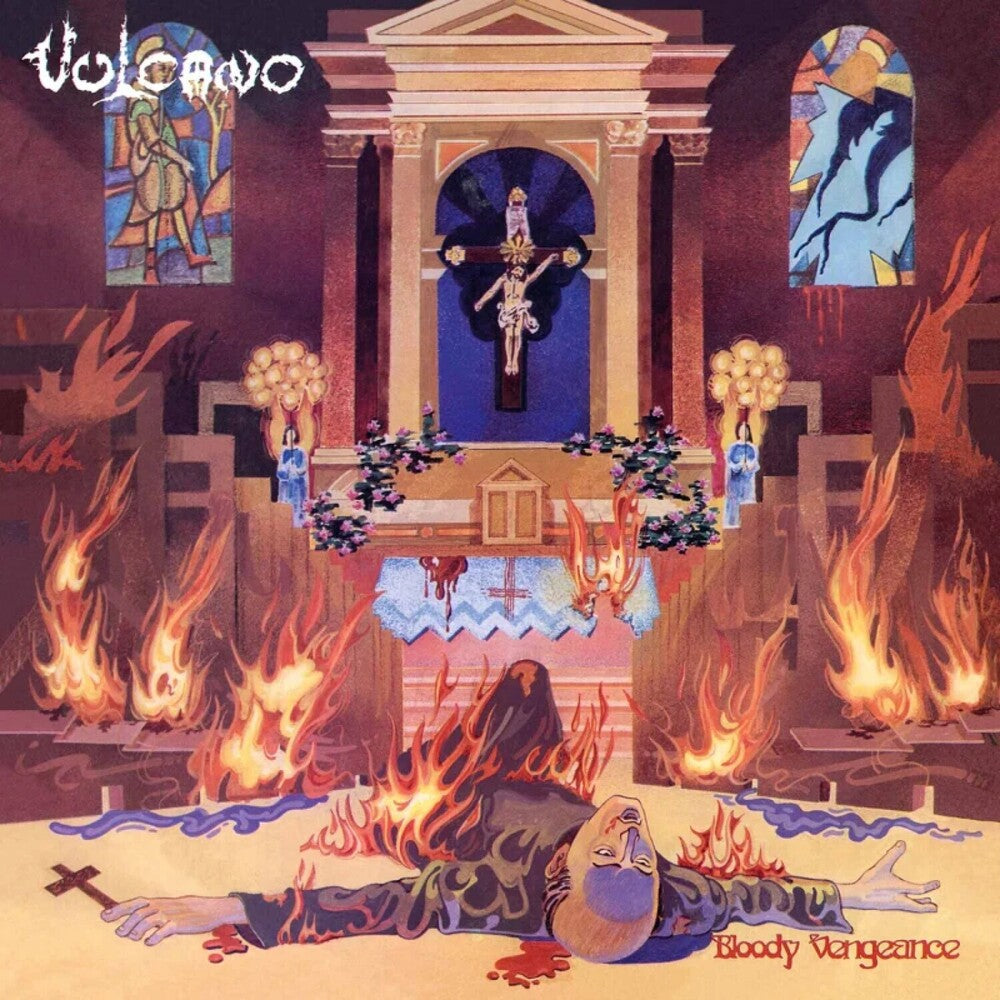 the album cover for Vulcano - Bloody Vengeance