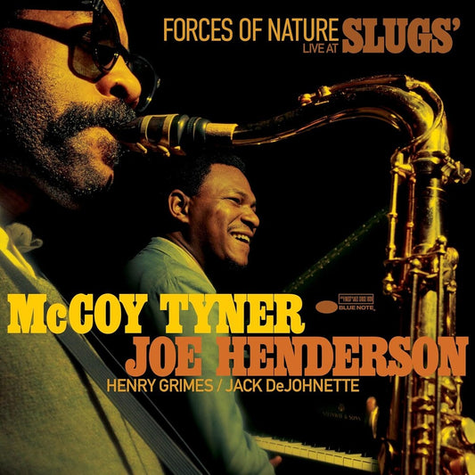 the album cover for Mccoy Tyner  / Henderson,Joe - Forces Of Nature: Live At Slugs'