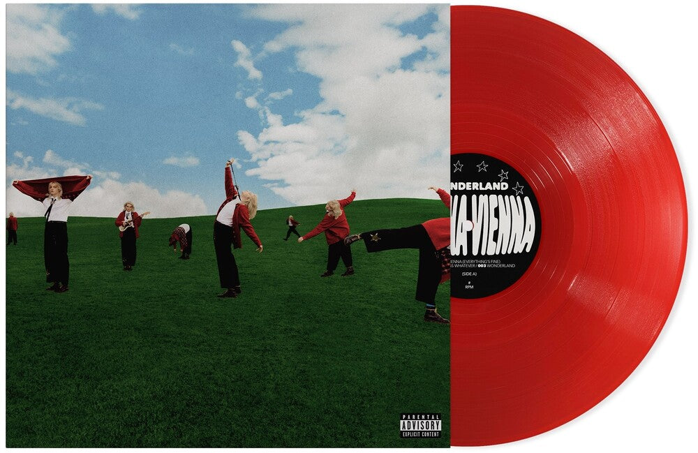 the album cover for Vienna Vienna - Wonderland (EP) [Translucent Red]