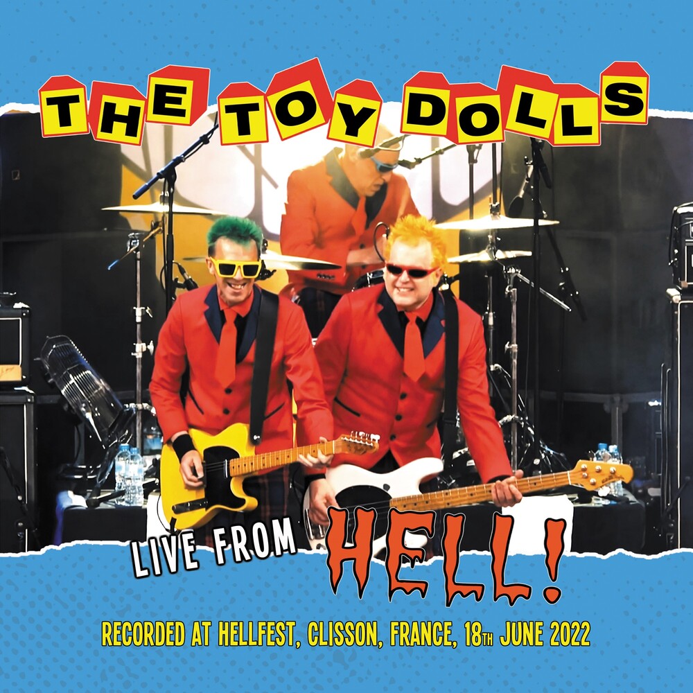 the album cover for Toy Dolls - Live From Hell