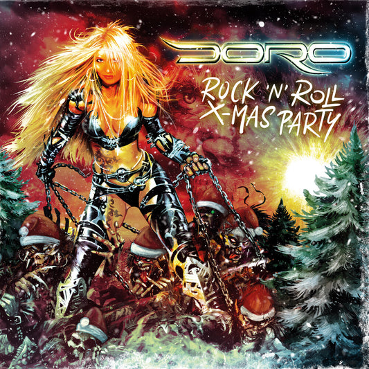 the album cover for Doro - Rock 'n' Roll Christmas Party [Colored Vinyl] [Limited Edition]