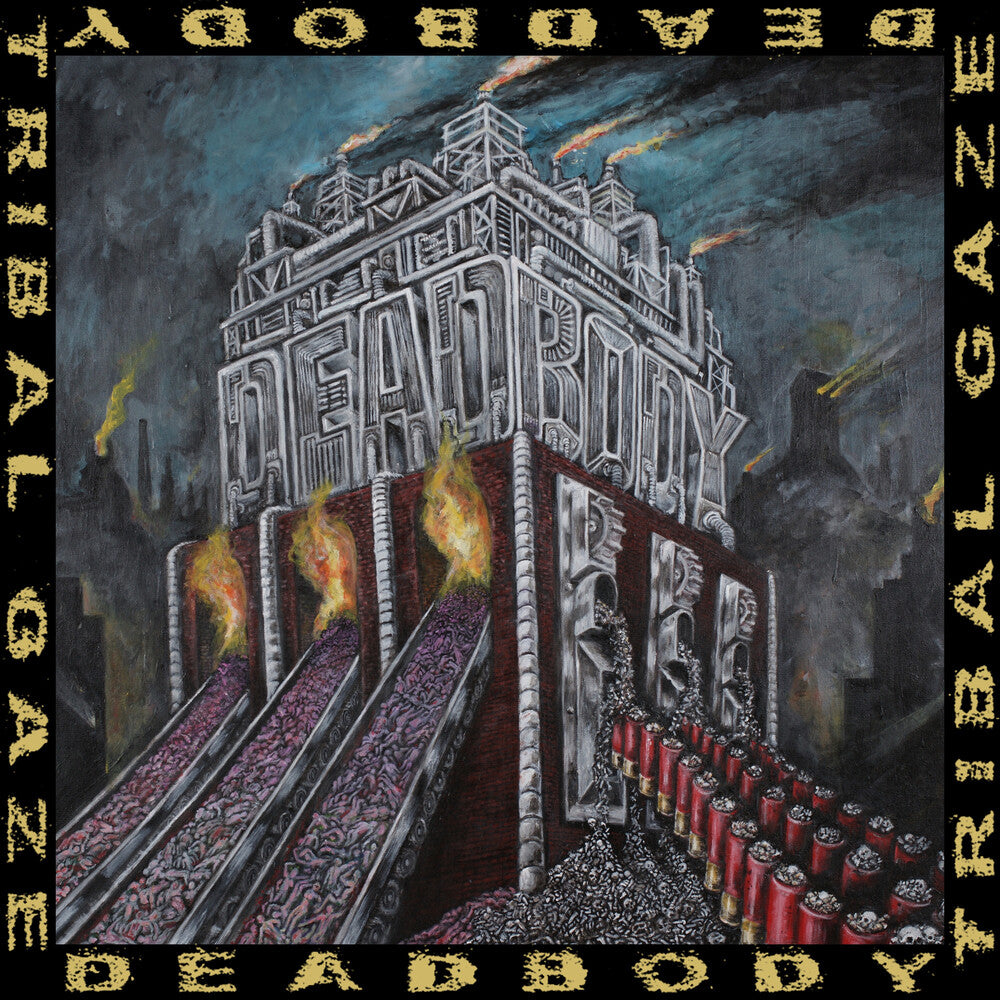 the album cover for Deadbody - Dead Body / Tribal Gaze Split [Clear Vinyl] (Red) (Ylw)