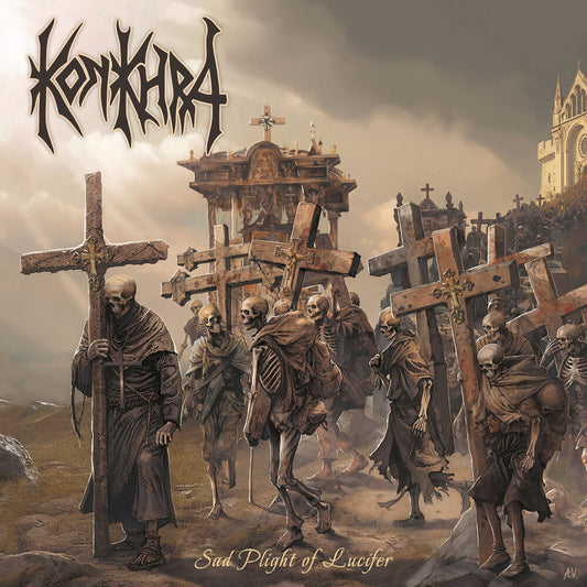 the album cover for Konkhra - Sad Plight Of Lucifer