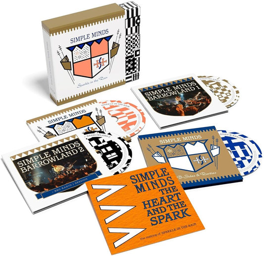 the album cover for Simple Minds - Sparkle In The Rain (Box)