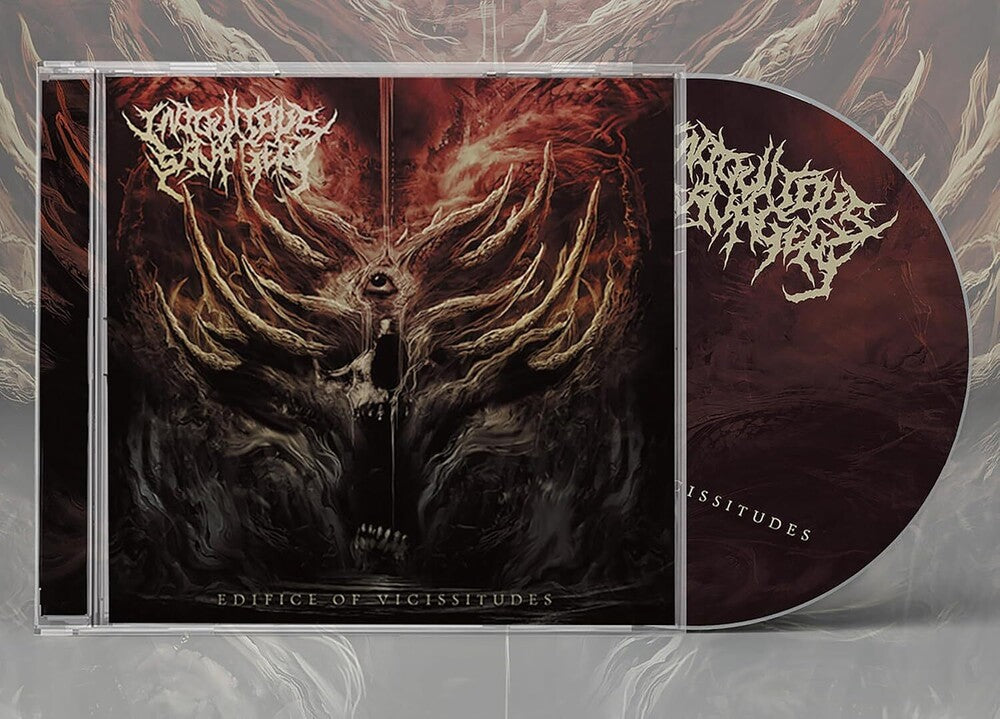 the album cover for Iniquitous Savagery - Edifice Of Vicissitudes