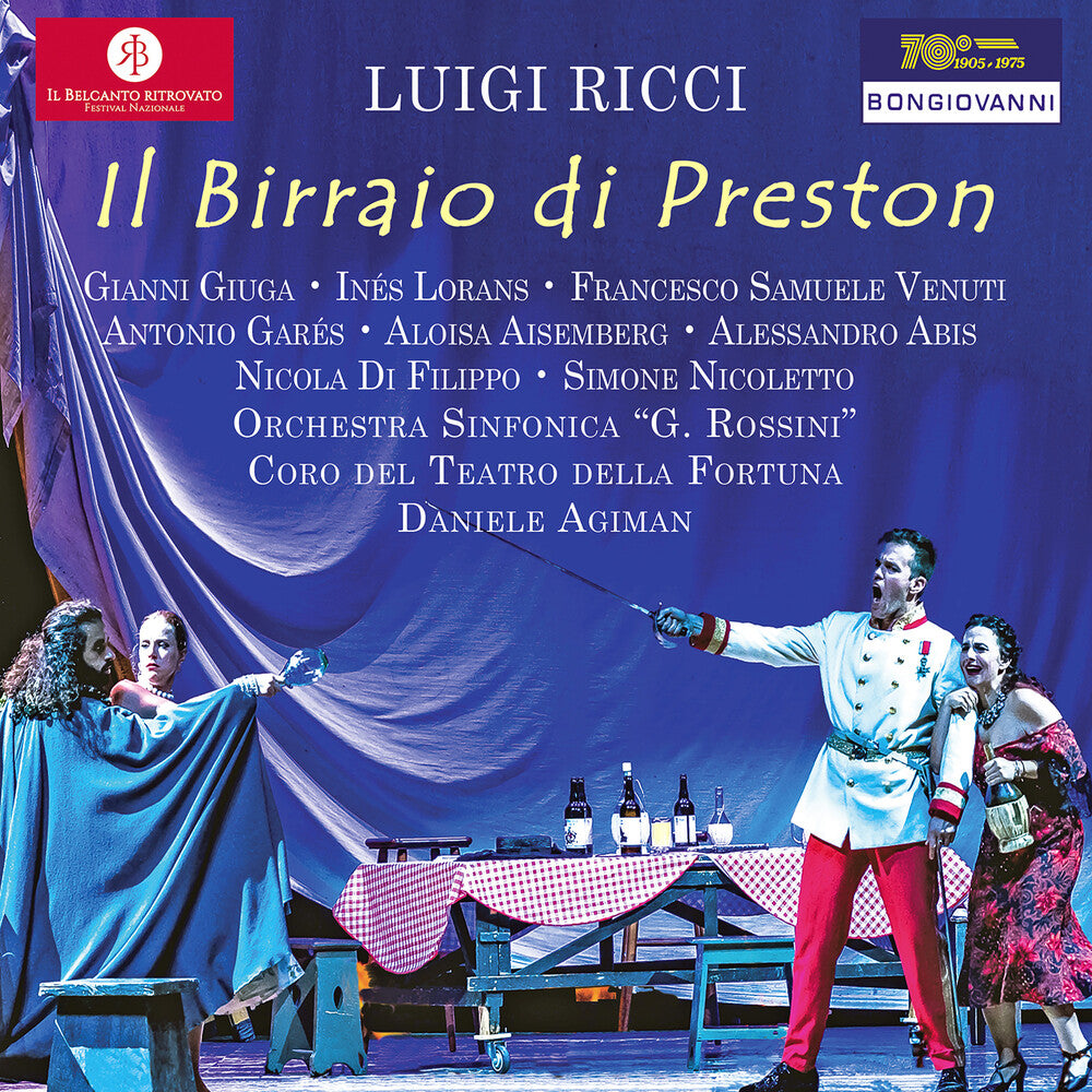 the album cover for Ricci / Giuga / Venuti / Abis - Il Birraio Di Preston