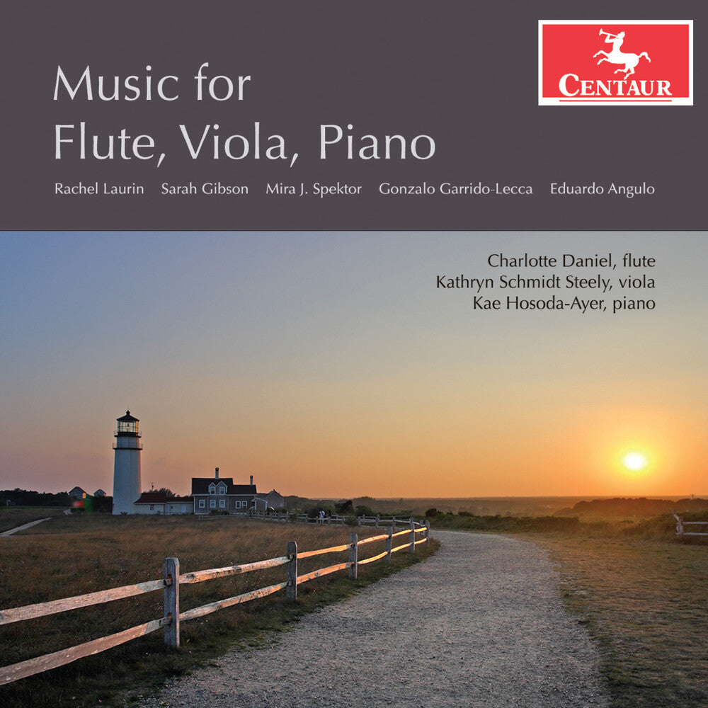 the album cover for Angulo / Laurin / Daniel - Music for Flute Viola Piano