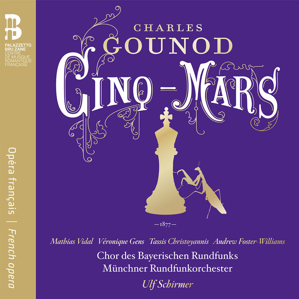 the album cover for Gounod / Veronique Gens / Vidal /Mathias - Gounod: Cinq-Mars