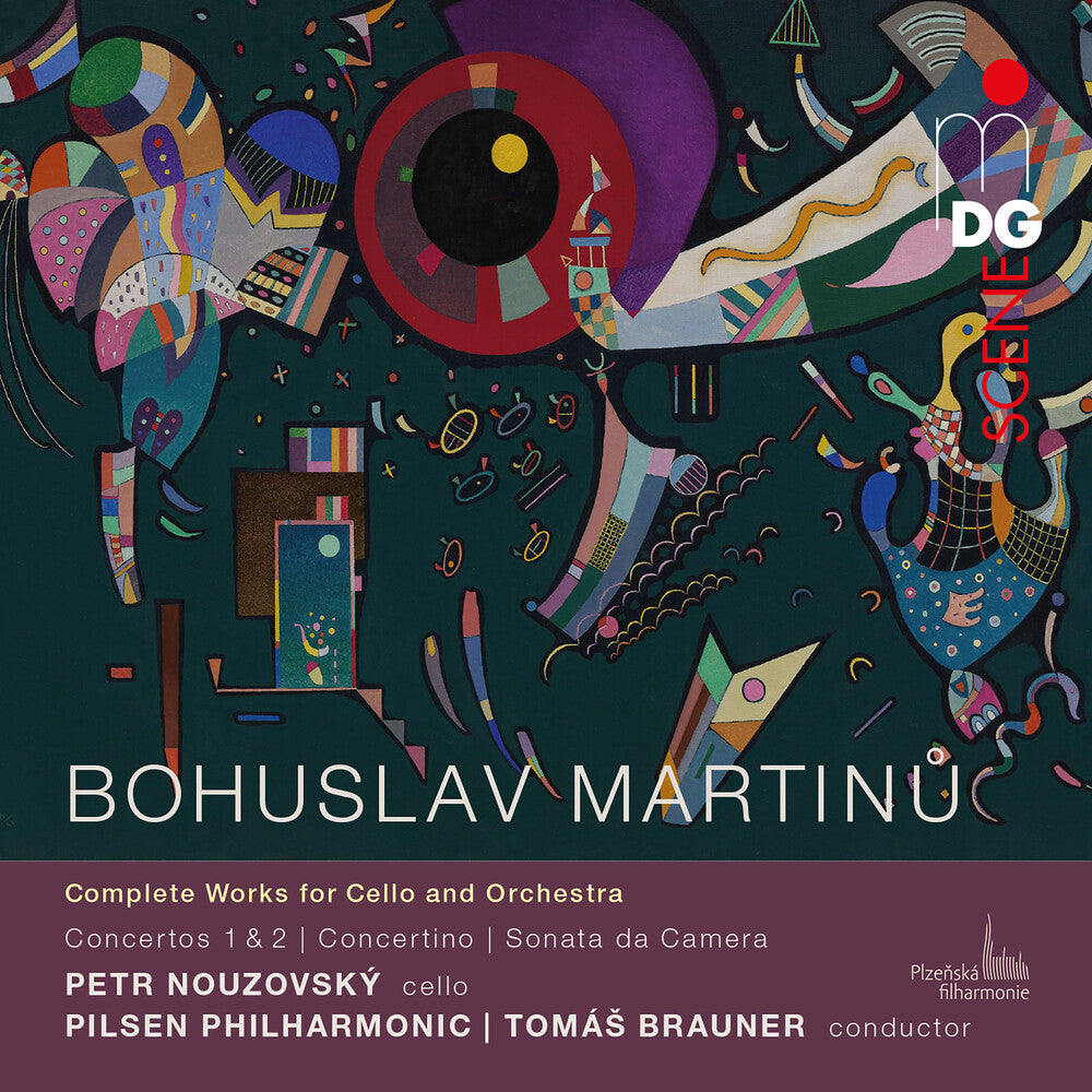 the album cover for Bohuslav Martinu / Nouzovsky,Petr / Brauner,Tomas - Martinu: Complete Works For Violoncello & Orchestra