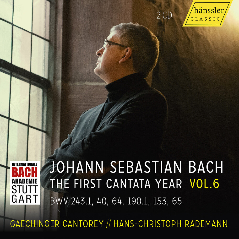 the album cover for J Bach .S. / Cantorey - Vision Bac, Vol. 6 - The First Cantata Year