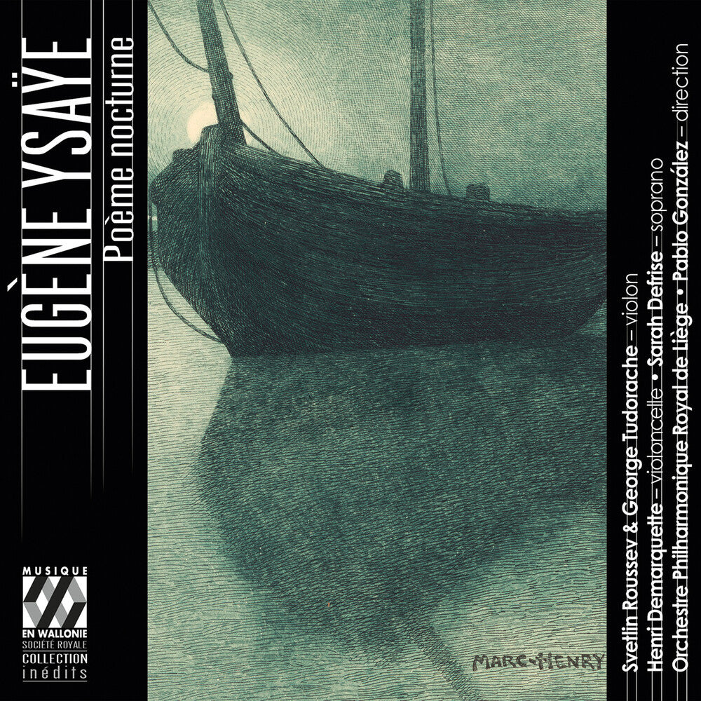 the album cover for Ysaye / Roussev / Tudorache - Poeme Nocturne