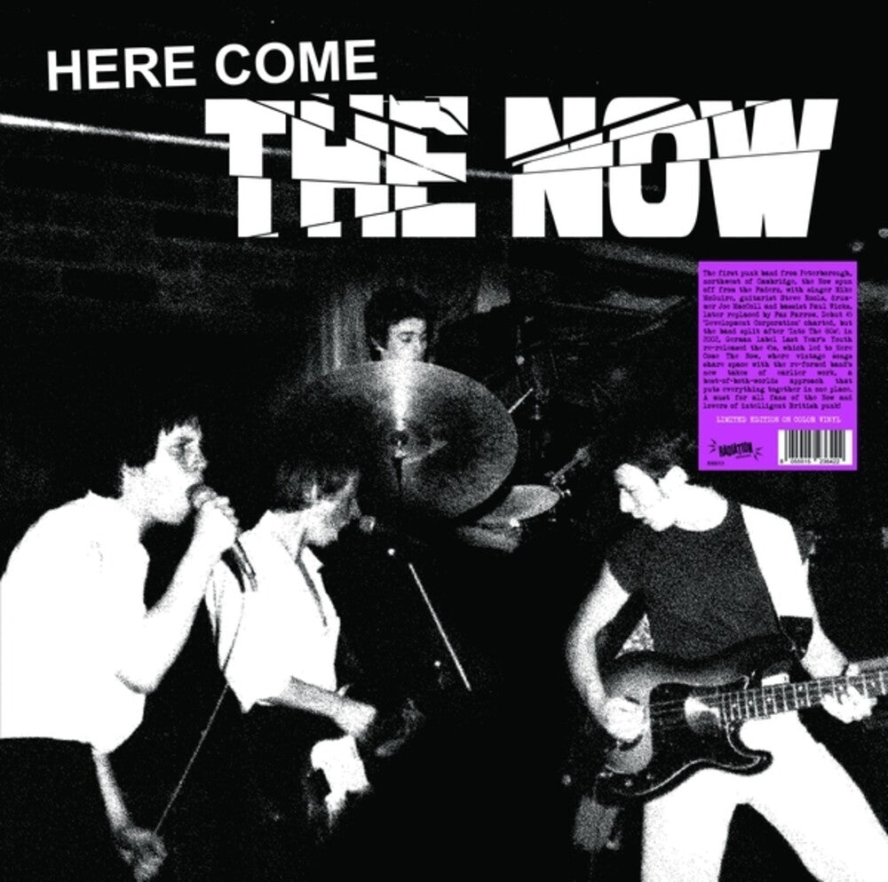 the album cover for Now - Here Come The Now