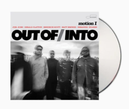 the album cover for Out Of/Into - Motion I