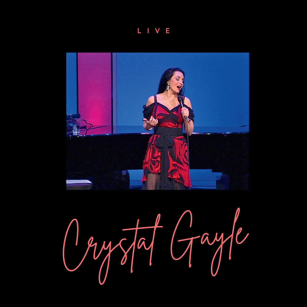 the album cover for Crystal Gayle - Crystal Gayle - Live (Mod)