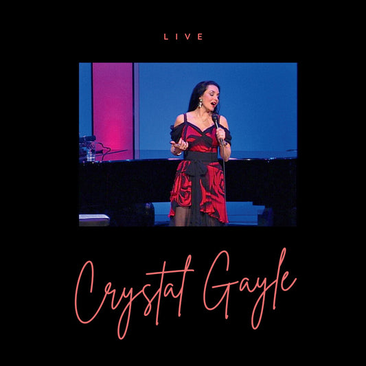 the album cover for Crystal Gayle - Crystal Gayle - Live (Mod)