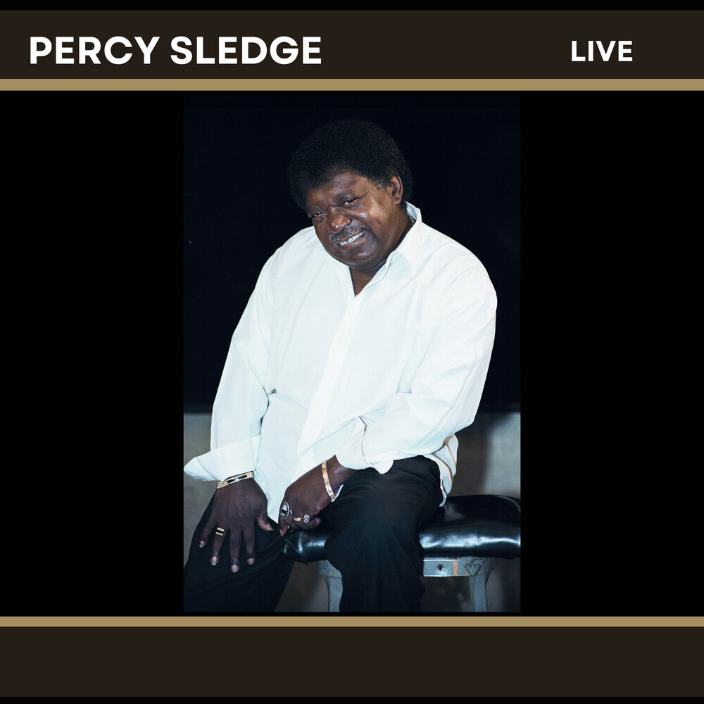 the album cover for Percy Sledge - Percy Sledge - Live (Mod)