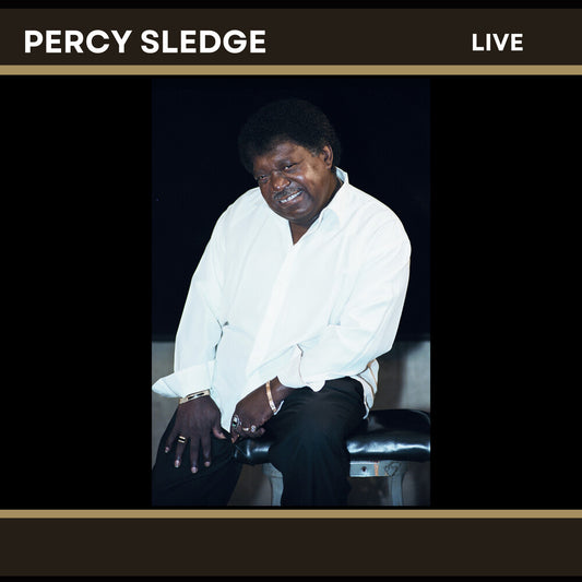 the album cover for Percy Sledge - Percy Sledge - Live (Mod)