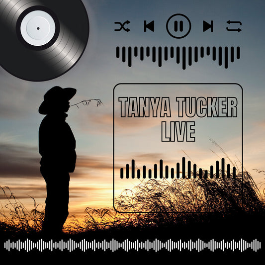 the album cover for Tanya Tucker - Tanya Tucker - Live! (Mod)