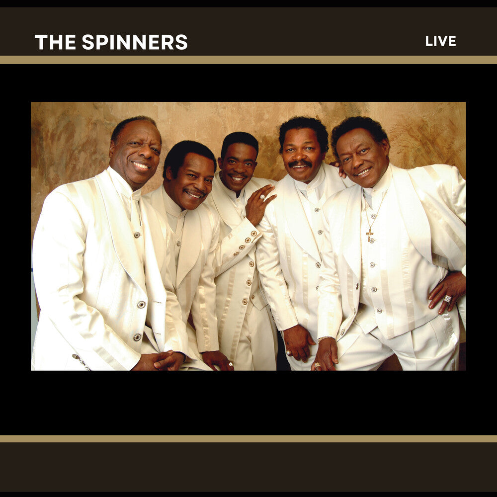 the album cover for Spinners - The Spinners - Live! (Mod)
