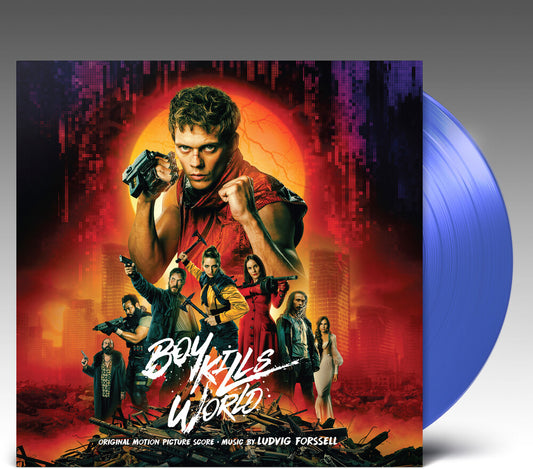 the album cover for Ludvig Forssell  (Blue) (Colv) (Ltd) - Boy Kills World (Original Motion Picture Score)