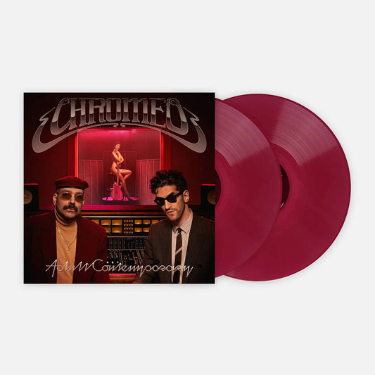 the album cover for Chromeo - Adult Contemporary [Colored Vinyl] (Red) (Can)