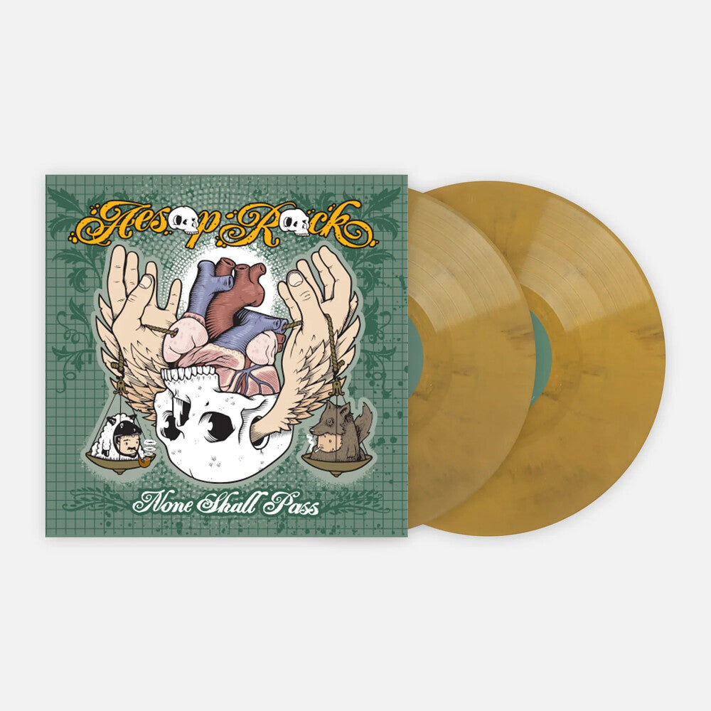 the album cover for Aesop Rock - None Shall Pass [Colored Vinyl] (Can)