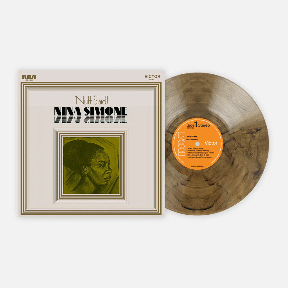 the album cover for Nina Simone - Nuff Said (Brwn) [Colored Vinyl] [180 Gram] (Can)