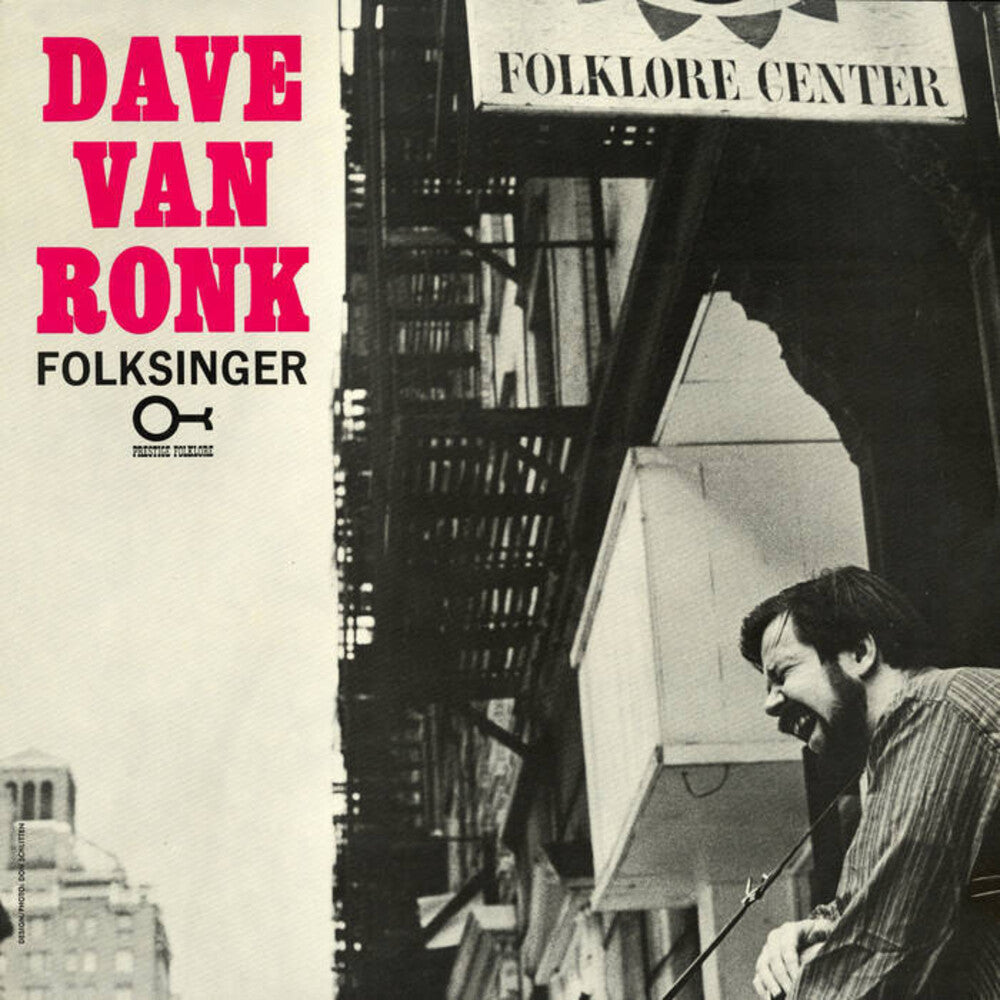 the album cover for Van Dave Ronk - Folksinger [180 Gram] (Can)