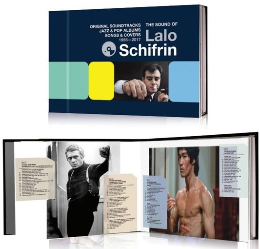 the album cover for Lalo Schifrin  (W/Book) (Box) (Hcvr) (Ita) - Sound Of Lalo Schifrin: Original Soundtracks Jazz