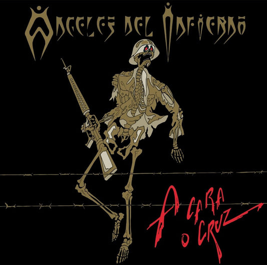 the album cover for Angeles Del Infierno - A Cara O Cruz (Spa)