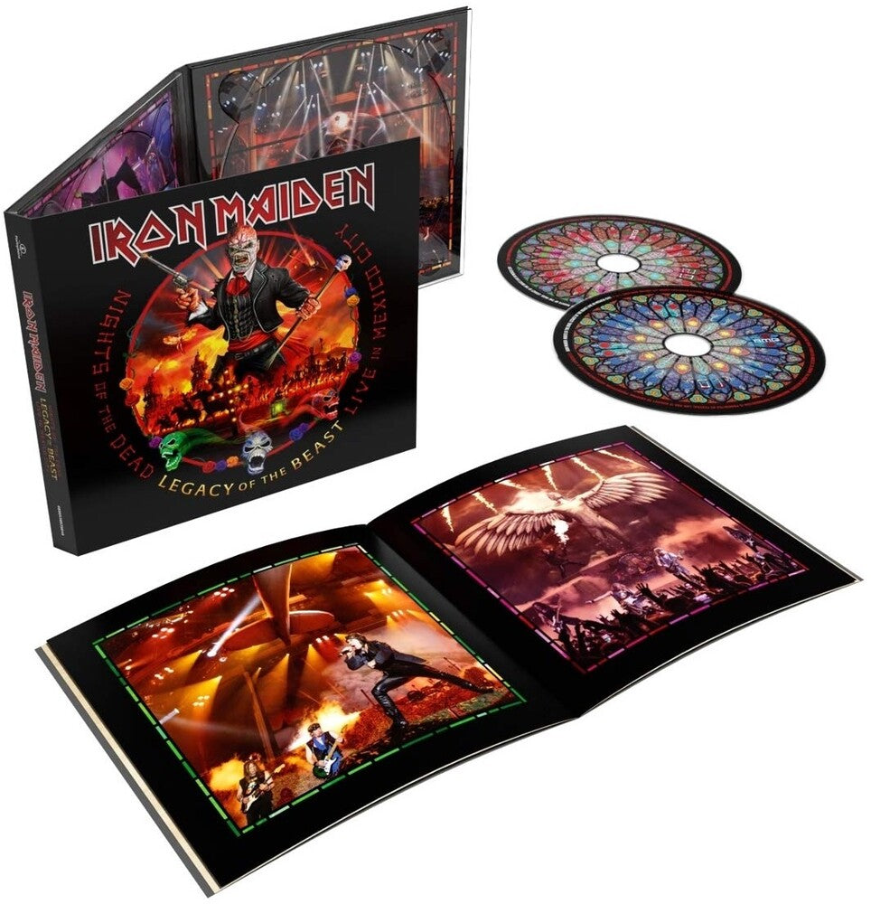 the album cover for Iron Maiden - Nights Of The Dead: Live Mexico (Spa)