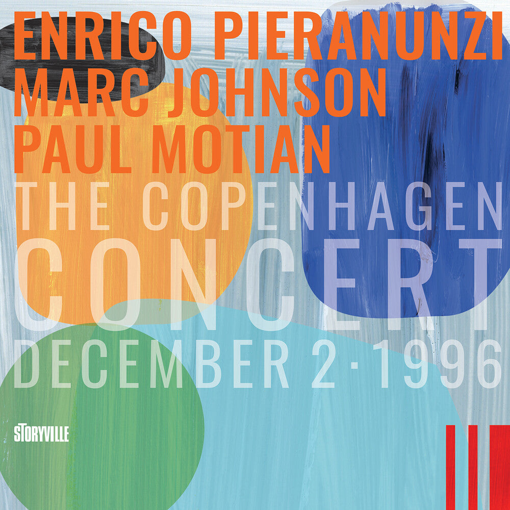 the album cover for Enrico Pieranunzi / Johnson,Marc / Motian,Paul - Copenhagen Concert: December 2 1996