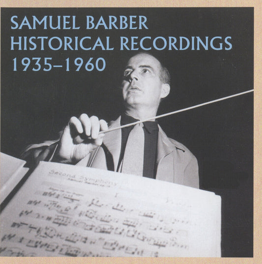 the album cover for S Barber - Historical Recordings