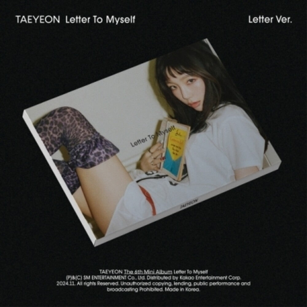 the album cover for Taeyeon - Letter To Myself - Letter Version (Pcrd) (Phob)