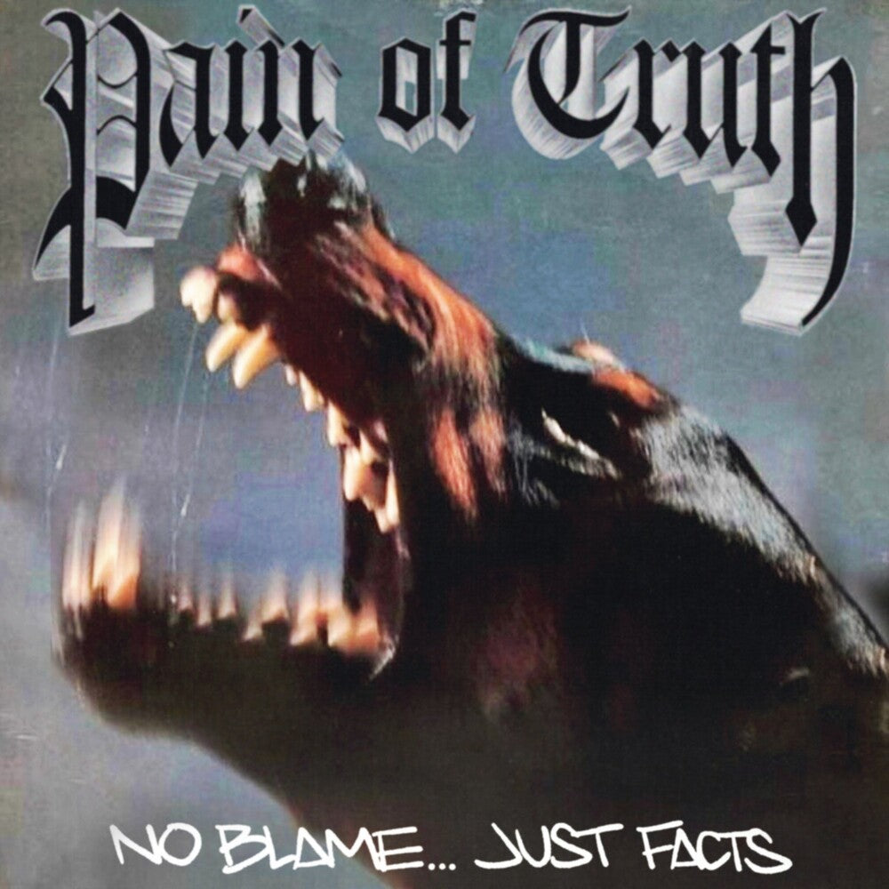 the album cover for Pain Of Truth - No Blame Just Facts (Blk) (Blue) [Clear Vinyl] (Org)