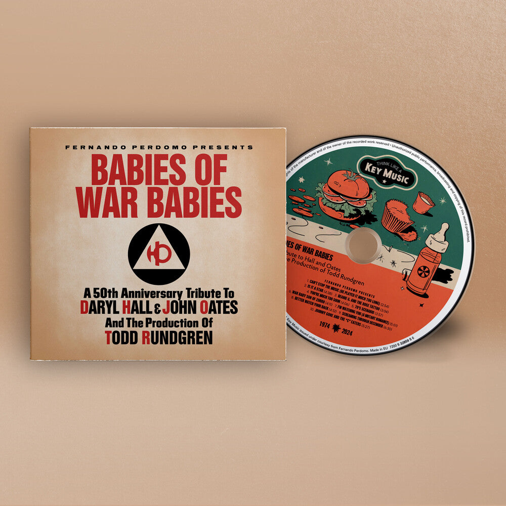 the album cover for Fernando Perdomo - Babies Of War Babies: Tribute To Hall & Oates' War