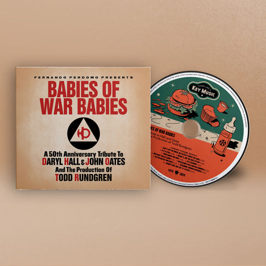 the album cover for Fernando Perdomo - Babies Of War Babies: Tribute To Hall & Oates' War