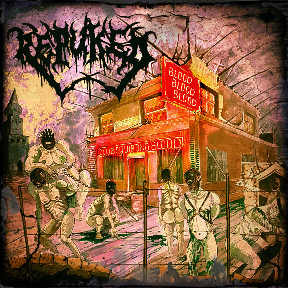 the album cover for Repuked - Club Squirting Blood (Blk) [Colored Vinyl] [Limited Edition] (Twsd)