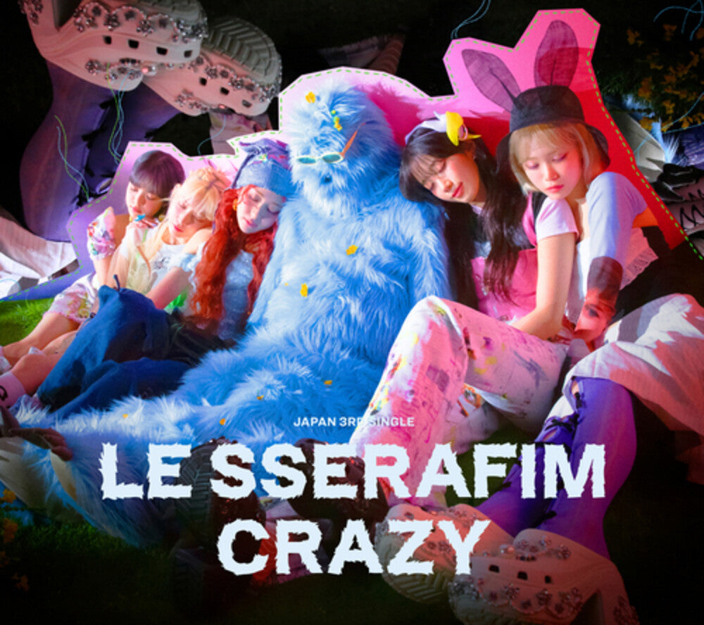 the album cover for LE SSERAFIM - Crazy - Version A (Jpn)