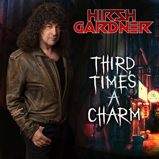 the album cover for Hirsh Gardner - Third Time's A Charm