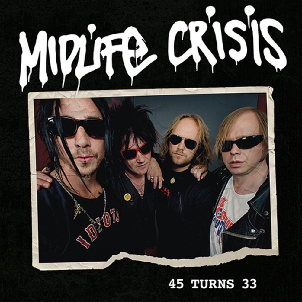 the album cover for Midlife Crisis - 45 Turns 33