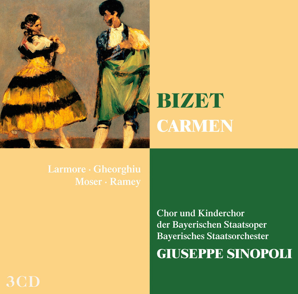 the album cover for Bizet / Bayerisches Staatsorchester / Sinopoli - Carmen