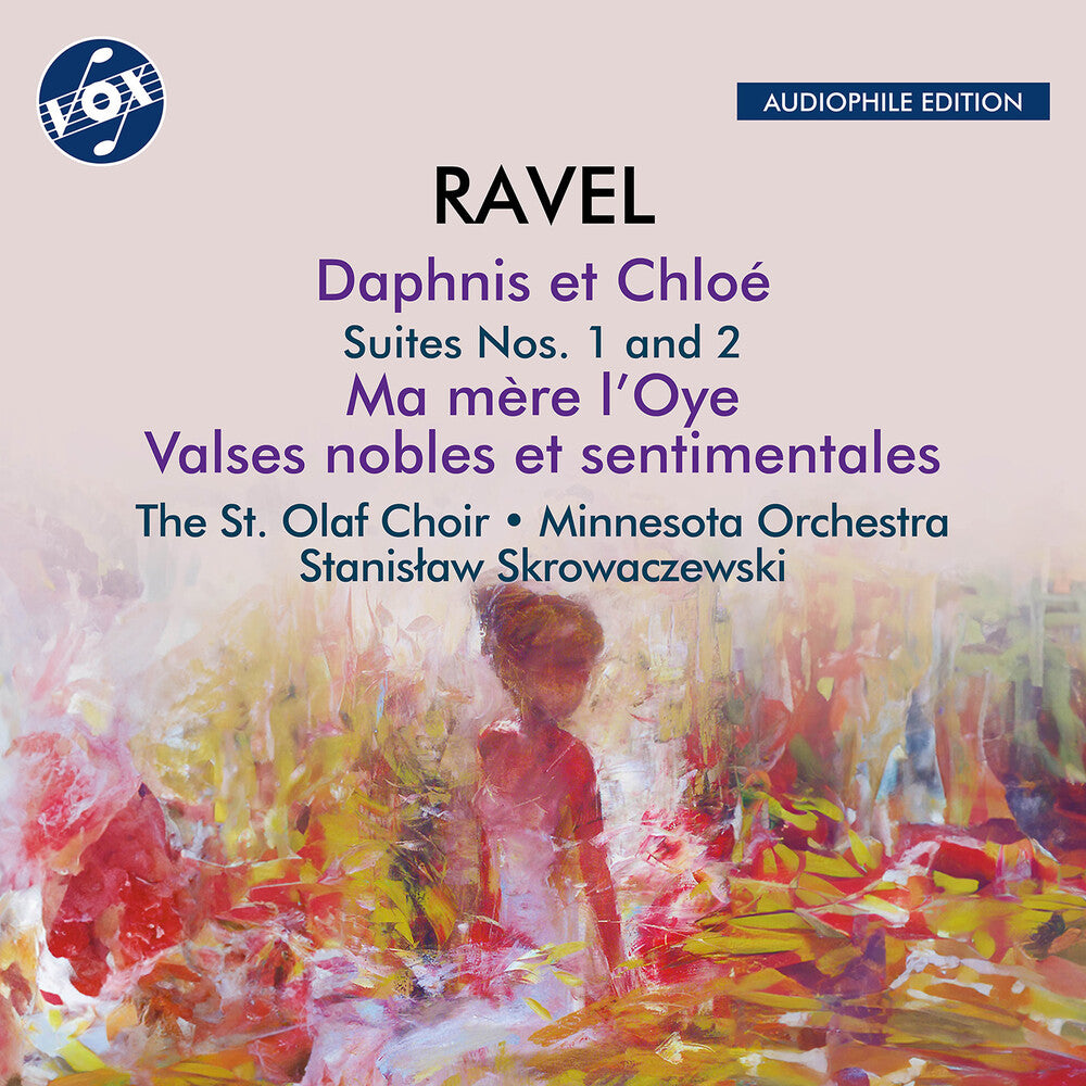 the album cover for Ravel / Skrowaczewski - Valses Nobles Et Sentimentales Ma Mere L'oye