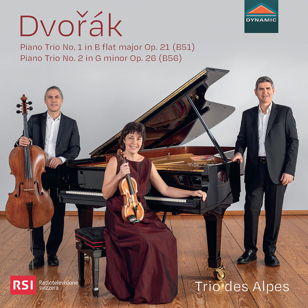 the album cover for Dvorak / Trio Des Alpes - Piano Trio No. 1 In B Flat Major, Op. 21 (B51)