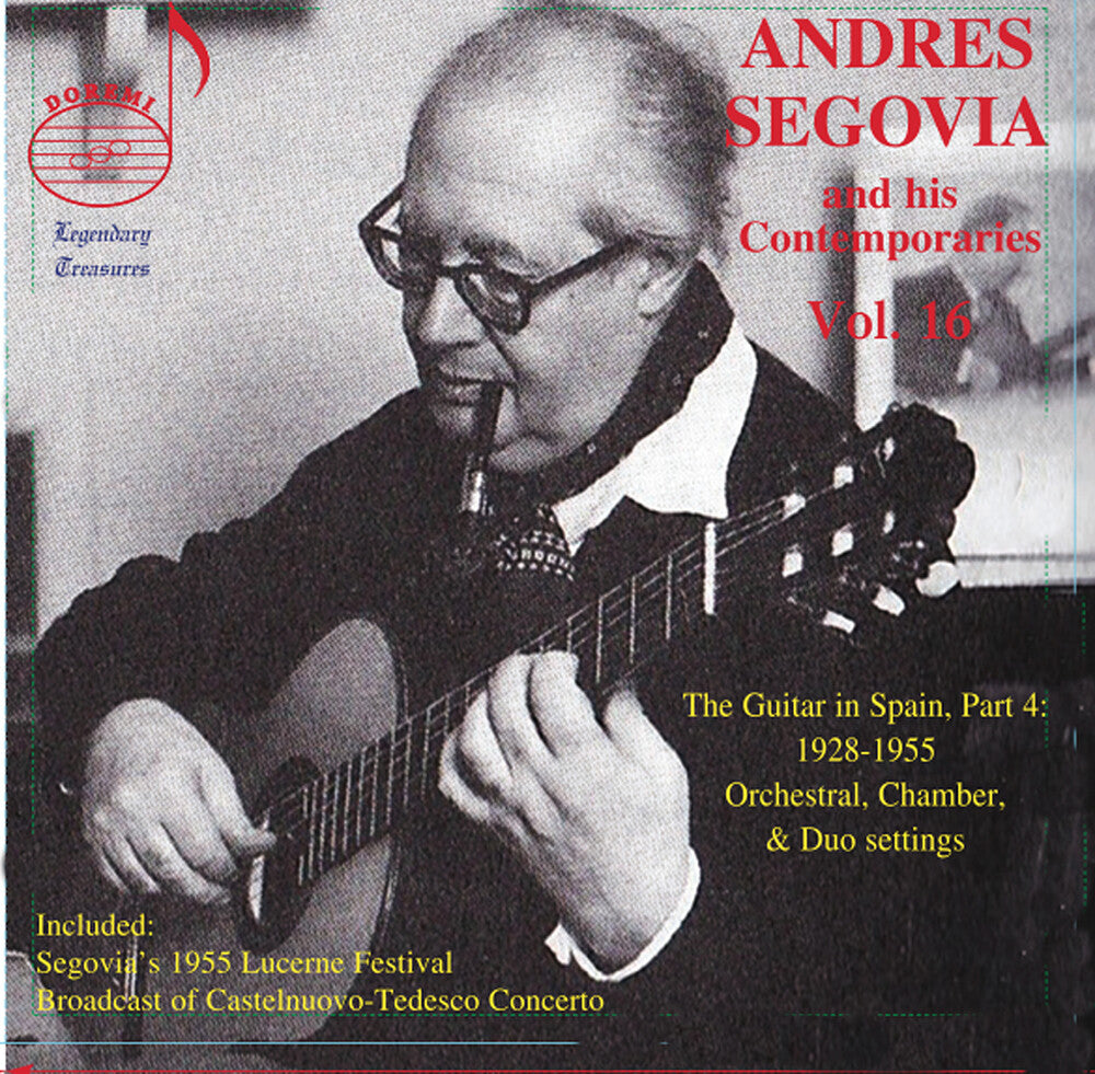 the album cover for Albeniz / Boccherini / Segovia / Walker - Segovia & His Contemporaries Vol. 16